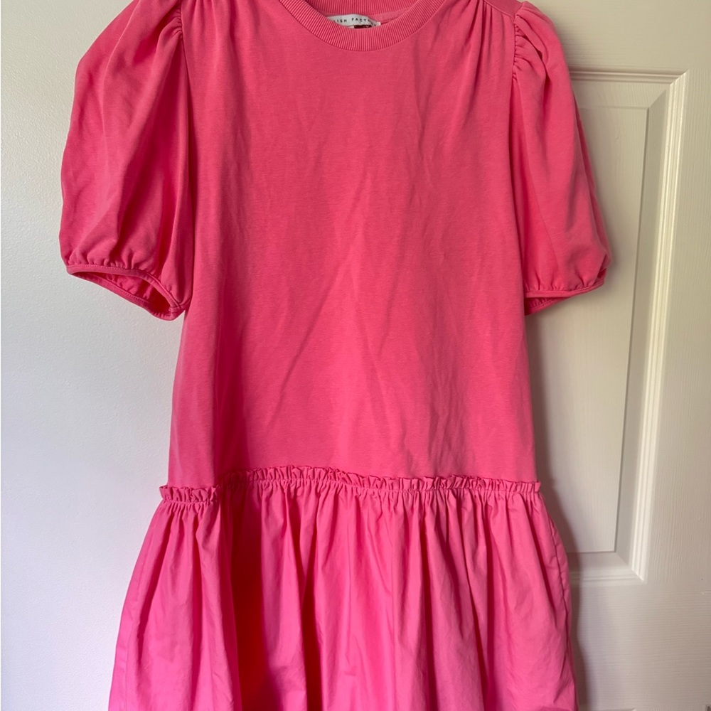 English Factory Pink Crewneck Top-Small